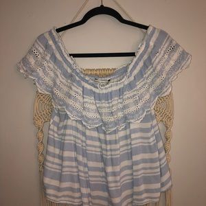 American Eagle off the shoulder top